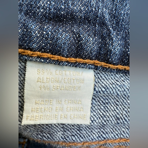 Stetson 816 CLASSIC BOOT CUT JEANS IN DARK WASH aftermarket embroidery Size 8 R - Picture 5 of 5